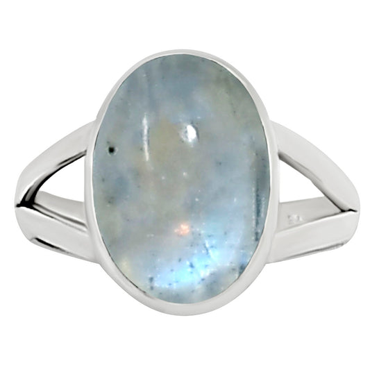 Rainbow Moonstone Ring size-8 R-1002 26-ER16337