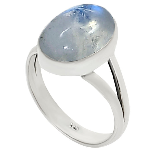 Rainbow Moonstone Ring size-8 R-1002 26-ER16338