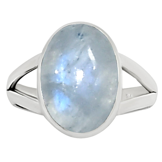 Rainbow Moonstone Ring size-9 R-1002 26-ER16346