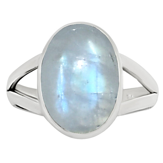 Rainbow Moonstone Ring size-9 R-1002 26-ER16348