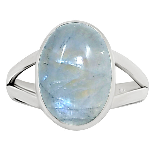 Rainbow Moonstone Ring size-9 R-1002 26-ER16351