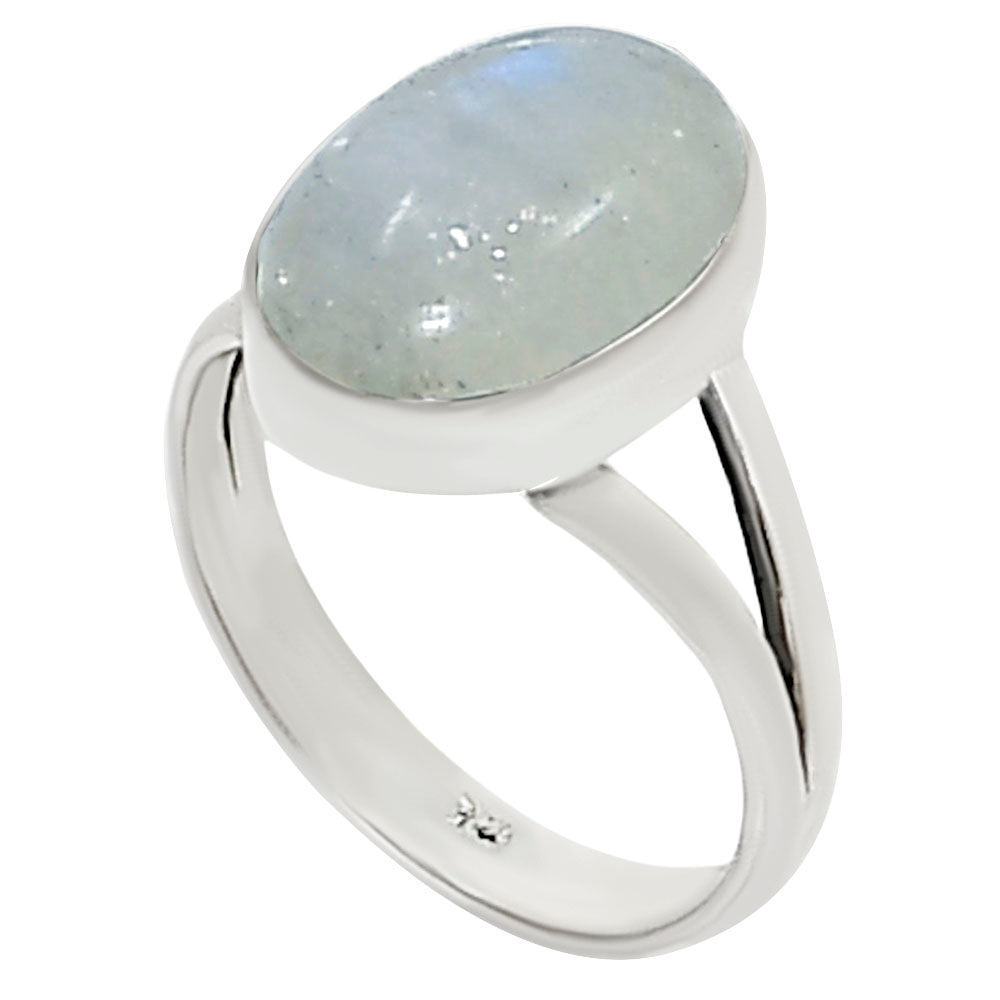 Rainbow Moonstone Ring size-9 R-1002 26-ER16351
