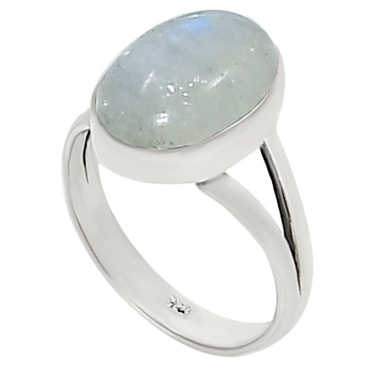 Rainbow Moonstone Ring size-9 R-1002 26-ER16351