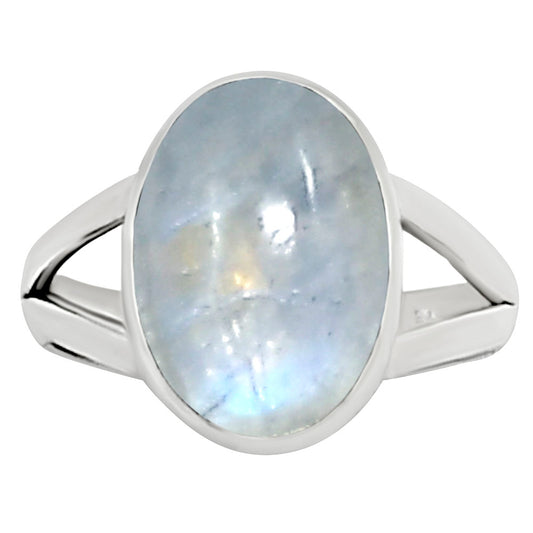 Rainbow Moonstone Ring size-9 R-1002 26-ER16353