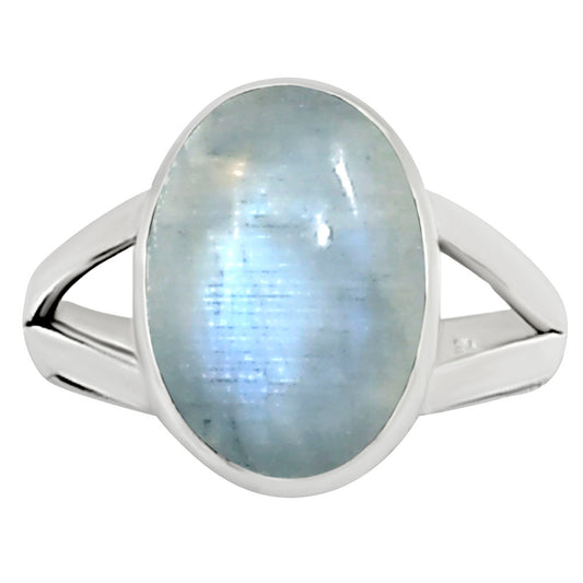 Rainbow Moonstone Ring size-9 R-1002 26-ER16357