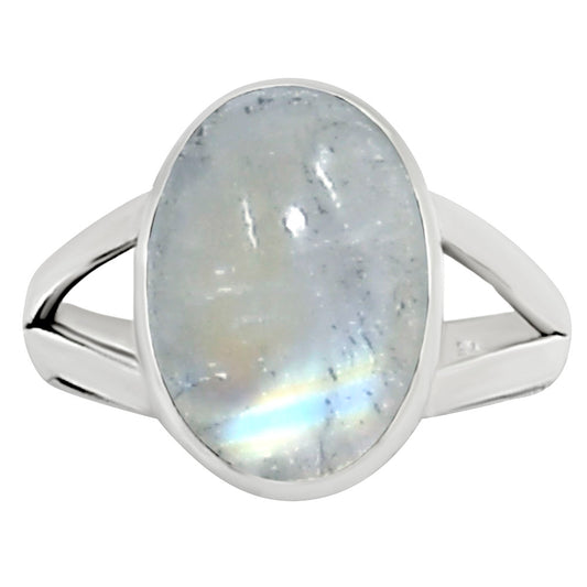 Rainbow Moonstone Ring size-9 R-1002 26-ER16361