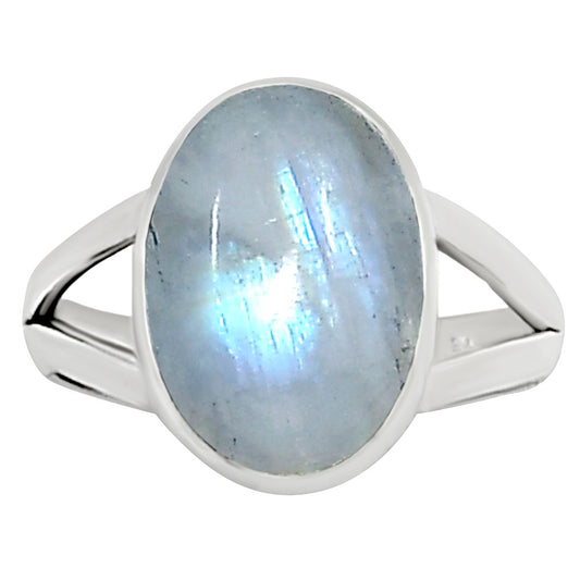 Rainbow Moonstone Ring size-9 R-1002 26-ER16364