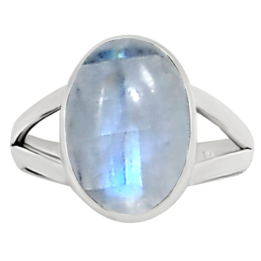 Rainbow Moonstone Ring size-9 R-1002 26-ER16366