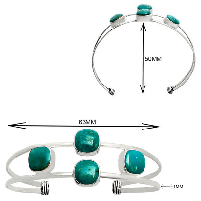 Premium Quality Turquoise Nevada Aztec Mt Cuff Bangle Bracelet B-1047 27-EB10169