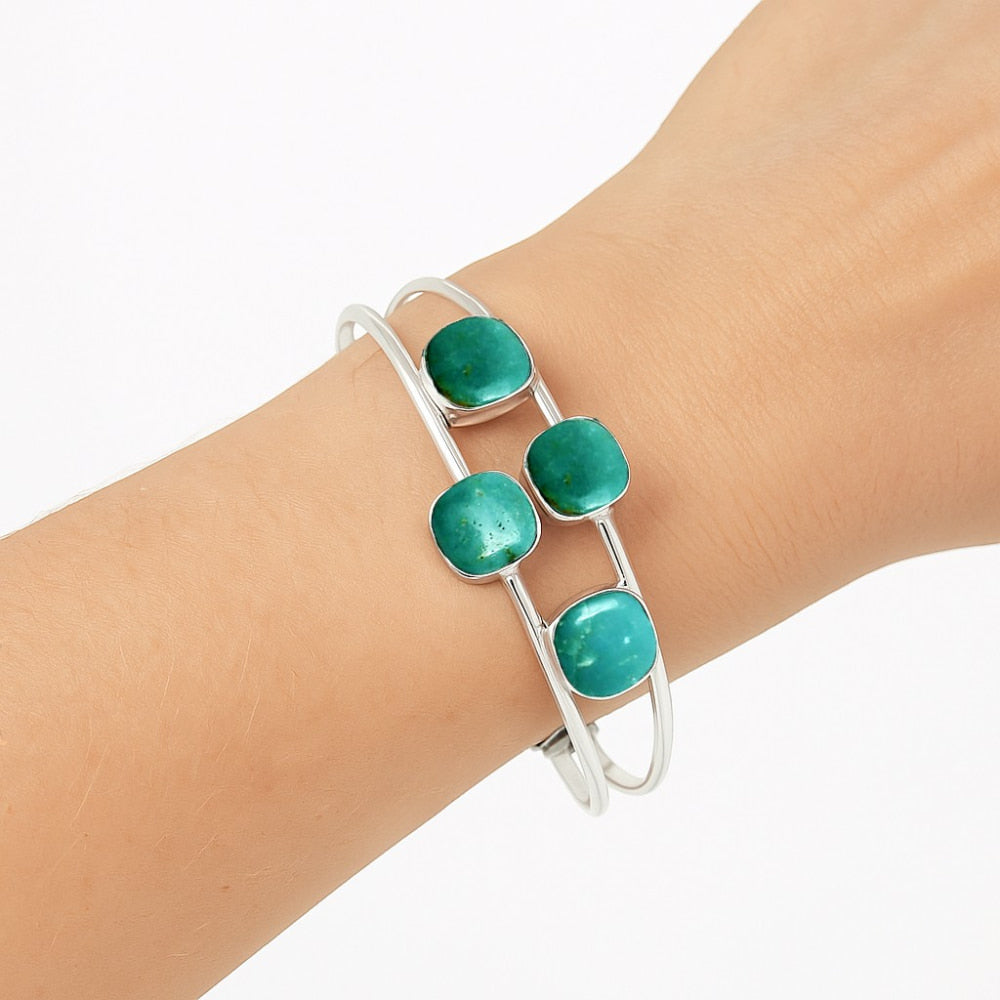 Premium Quality Turquoise Nevada Aztec Mt Cuff Bangle Bracelet B-1047 27-EB10169