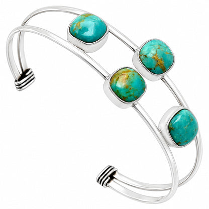 Premium Quality Turquoise Nevada Aztec Mt Cuff Bangle Bracelet B-1047 27-EB10170