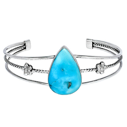 Premium Rare Turquoise Nevada Aztec Mt Cuff Bangle Bracelet B-1012 27-EB10177