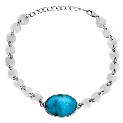 Premium Turquoise Morenci Mine Bracelet B-1044 27-EB10181