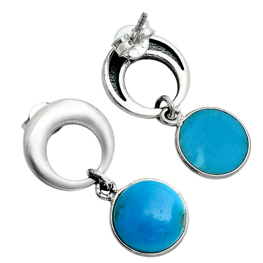 Premium Quality Sleeping Beauty Turquoise - USA Earrings E-1259 27-EE10260