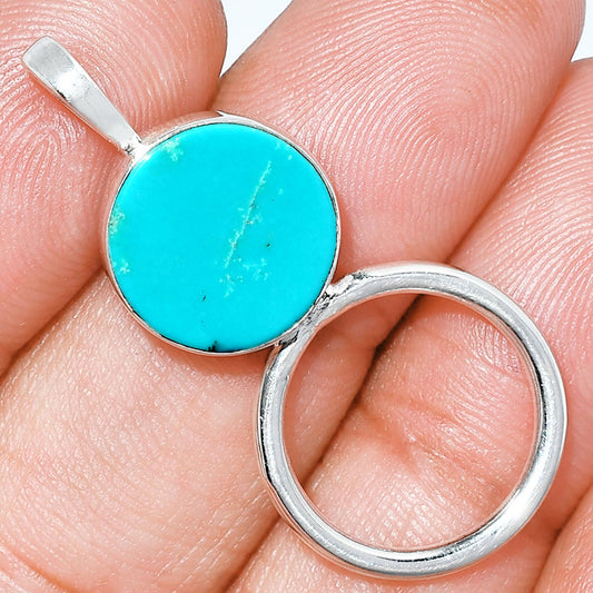 Premium Quality Sleeping Beauty Turquoise Pendant T-1012 27-EP10126