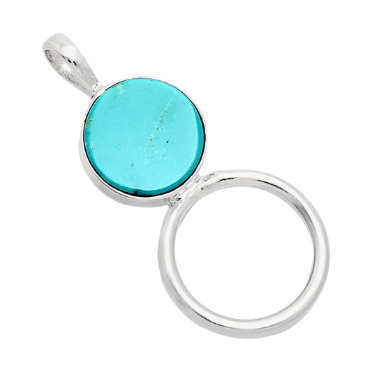 Premium Quality Sleeping Beauty Turquoise Pendant T-1012 27-EP10126