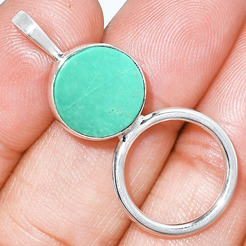 Premium Quality Sleeping Beauty Turquoise Pendant T-1012 27-EP10127