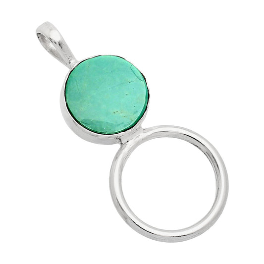 Premium Quality Sleeping Beauty Turquoise Pendant T-1012 27-EP10127
