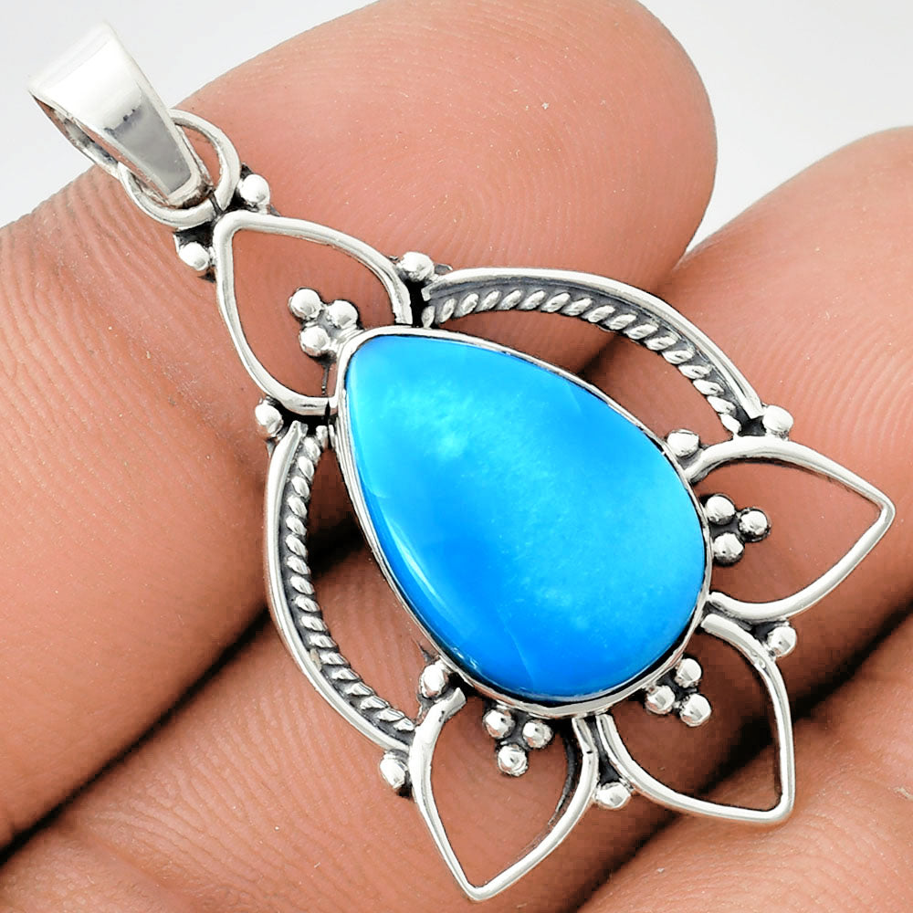 Premium Quality Rare Turquoise Nevada Aztec Mt Pendant P-1444 27-EP10133