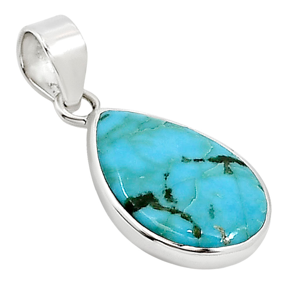 Natural Rare Turquoise Nevada Aztec Mt Pendant P-1002 27-EP10866