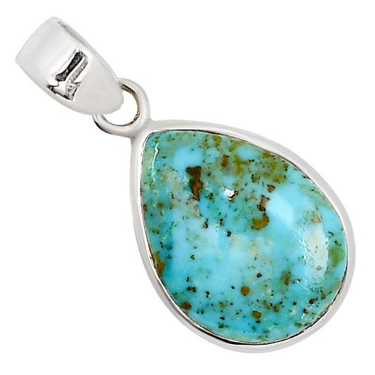 Natural Rare Turquoise Nevada Aztec Mt Pendant P-1002 27-EP10868