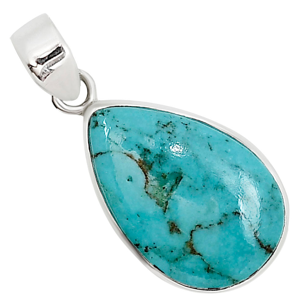 Natural Rare Turquoise Nevada Aztec Mt Pendant P-1002 27-EP10870