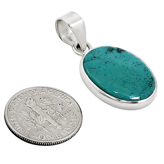 Natural Rare Turquoise Nevada Aztec Mt Pendant P-1002 27-EP10888