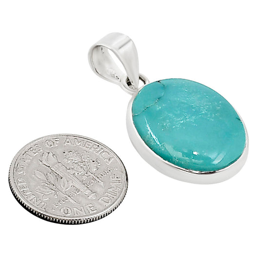 Natural Rare Turquoise Nevada Aztec Mt Pendant P-1002 27-EP10891