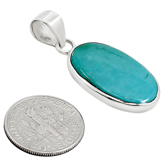 Natural Rare Turquoise Nevada Aztec Mt Pendant P-1002 27-EP10902