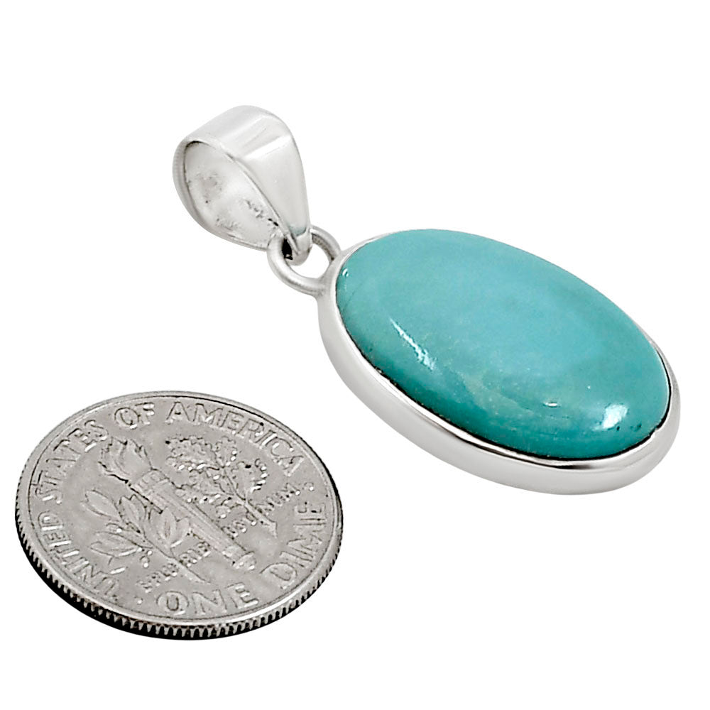 Natural Rare Turquoise Nevada Aztec Mt Pendant P-1002 27-EP10904