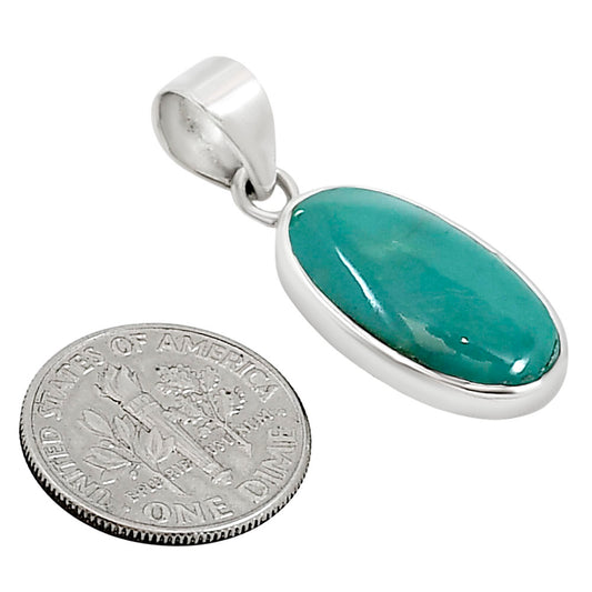 Natural Rare Turquoise Nevada Aztec Mt Pendant P-1002 27-EP10905