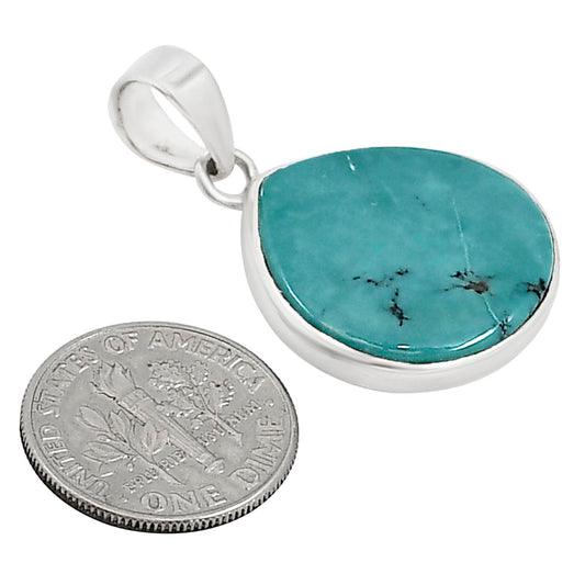 Natural Rare Turquoise Nevada Aztec Mt Pendant P-1002 27-EP10909