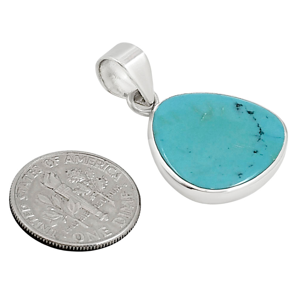 Natural Rare Turquoise Nevada Aztec Mt Pendant P-1002 27-EP10913