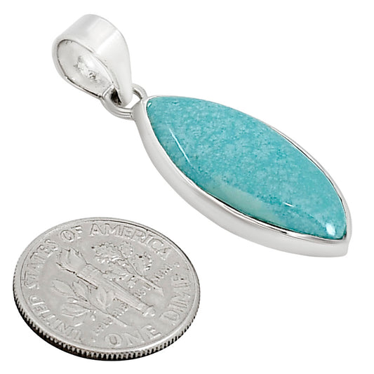 Natural Rare Turquoise Nevada Aztec Mt Pendant P-1002 27-EP10914