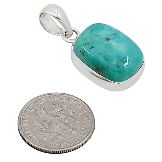 Natural Rare Turquoise Nevada Aztec Mt Pendant P-1001 27-EP11119