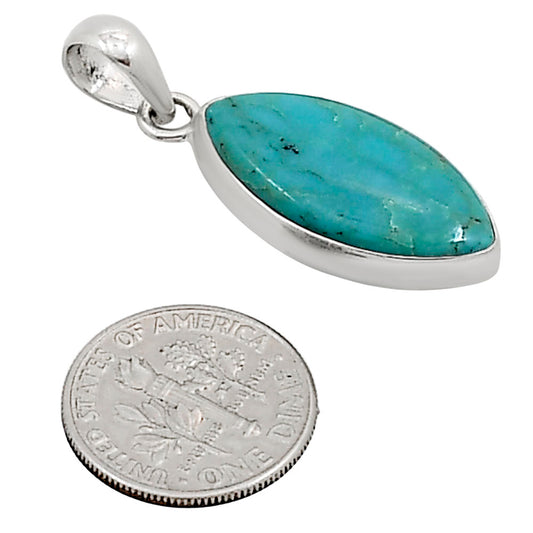 Natural Rare Turquoise Nevada Aztec Mt Pendant P-1001 27-EP11123