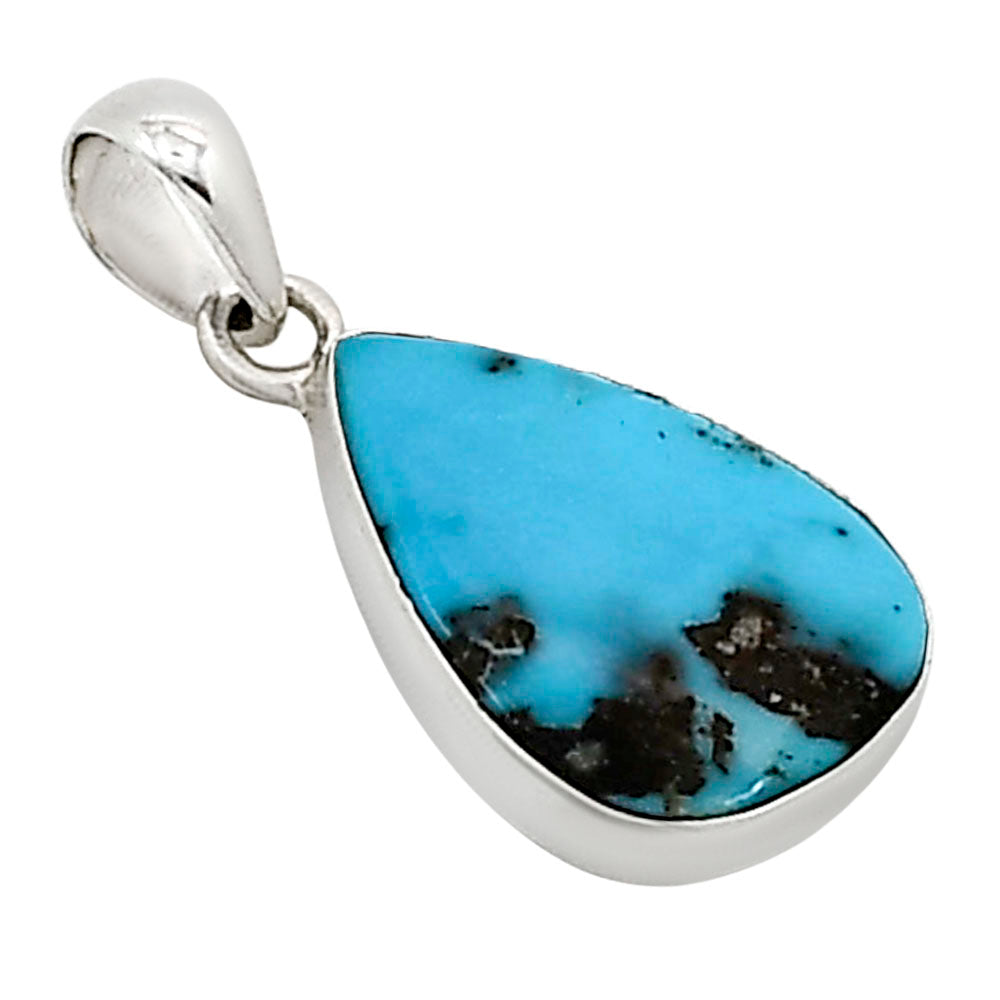 Natural Rare Turquoise Nevada Aztec Mt Pendant P-1001 27-EP11138