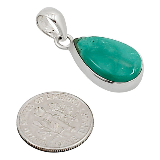 Natural Rare Turquoise Nevada Aztec Mt Pendant P-1001 27-EP11142