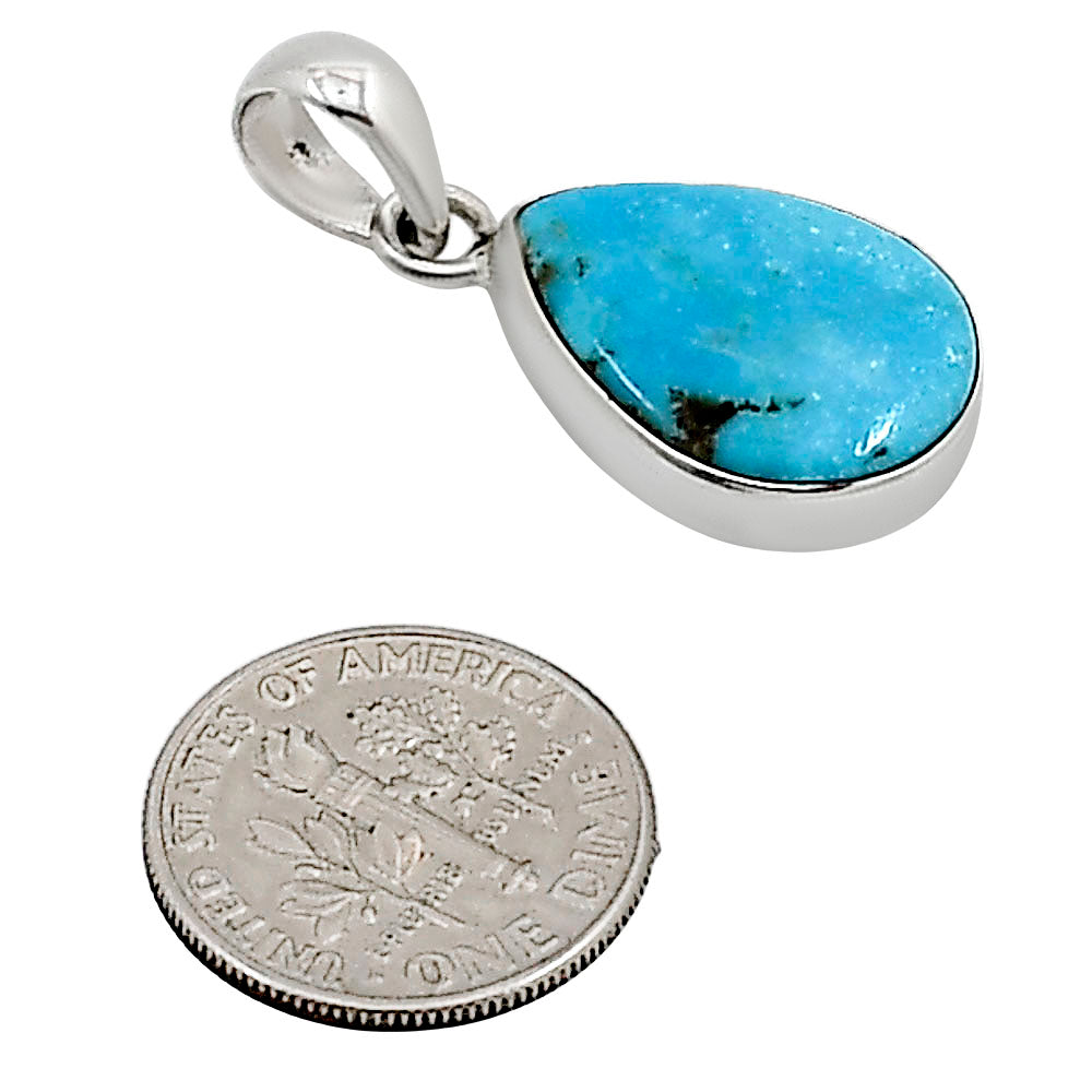 Natural Rare Turquoise Nevada Aztec Mt Pendant P-1001 27-EP11152
