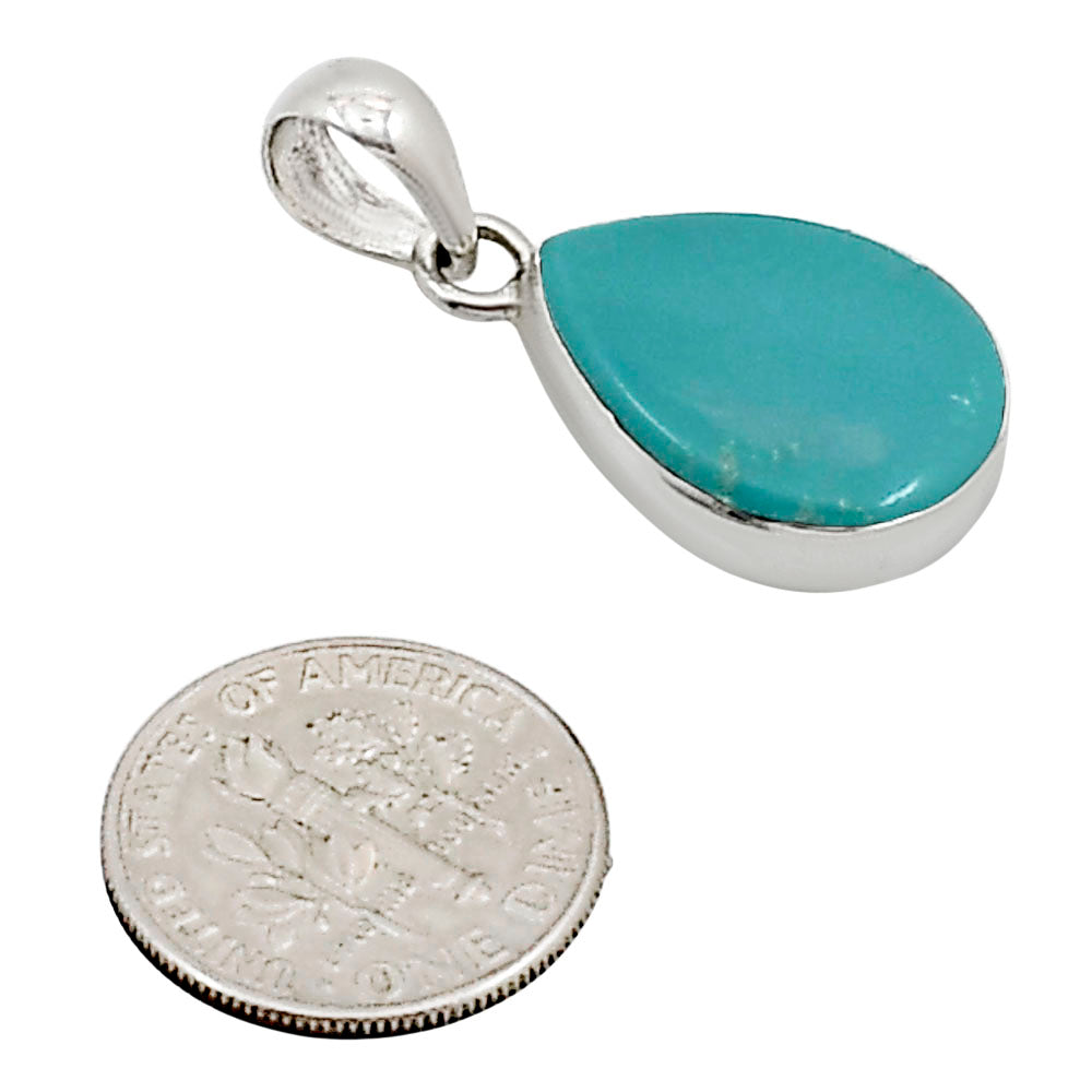 Natural Rare Turquoise Nevada Aztec Mt Pendant P-1001 27-EP11156