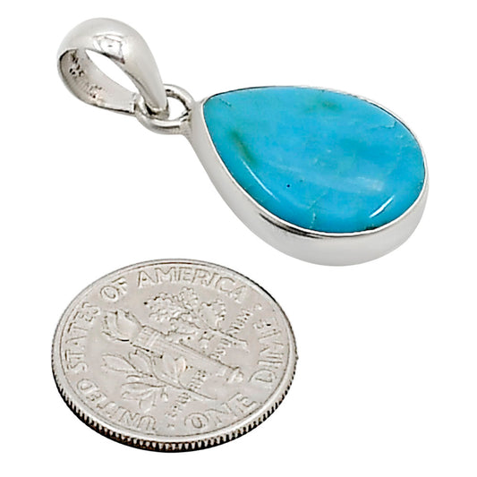 Natural Rare Turquoise Nevada Aztec Mt Pendant P-1001 27-EP11159