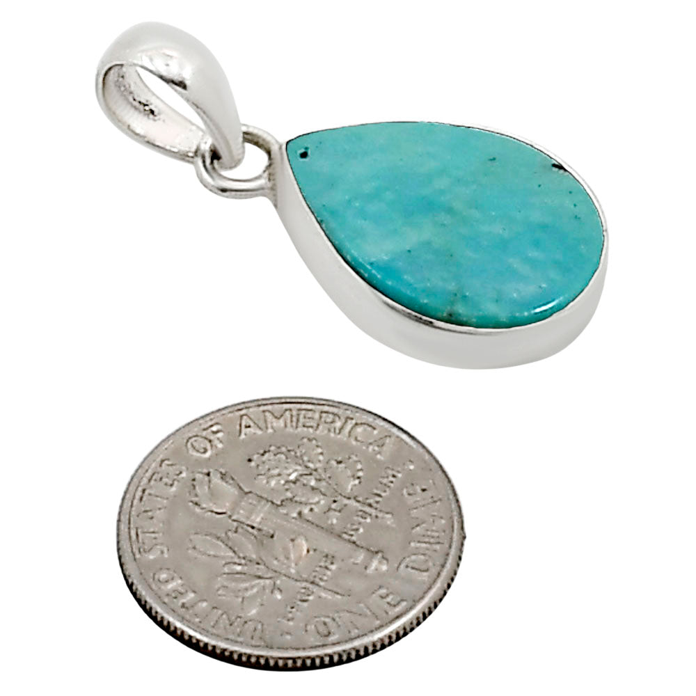Natural Rare Turquoise Nevada Aztec Mt Pendant P-1001 27-EP11161