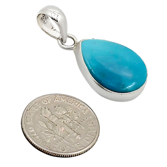 Natural Rare Turquoise Nevada Aztec Mt Pendant P-1001 27-EP11169