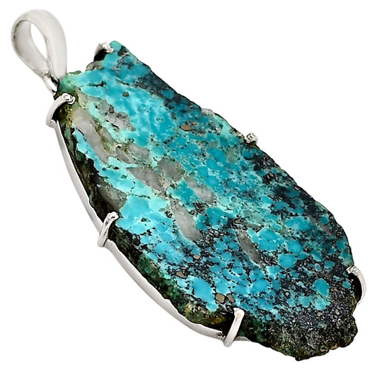 Natural Rare Turquoise Nevada Aztec Mt Pendant P-1013 27-EP11171