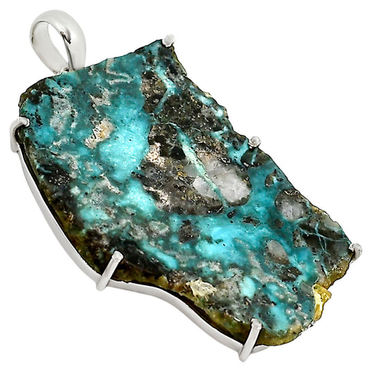 Natural Rare Turquoise Nevada Aztec Mt Pendant P-1013 27-EP11172