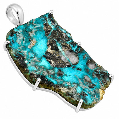 Natural Rare Turquoise Nevada Aztec Mt Pendant P-1013 27-EP11172