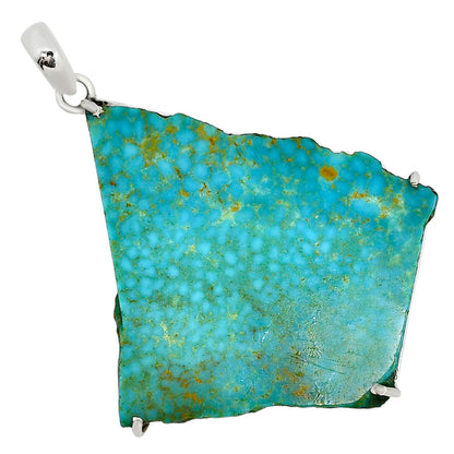 Natural Rare Turquoise Nevada Aztec Mt Pendant P-1013 27-EP11175