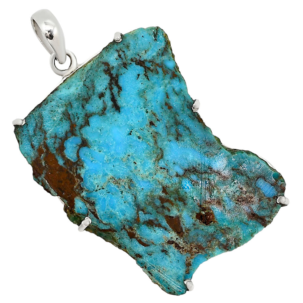 Natural Rare Turquoise Nevada Aztec Mt Pendant P-1013 27-EP11179