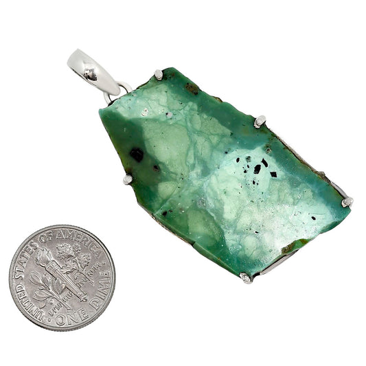 Natural Rare Turquoise Nevada Aztec Mt Pendant P-1013 27-EP11182