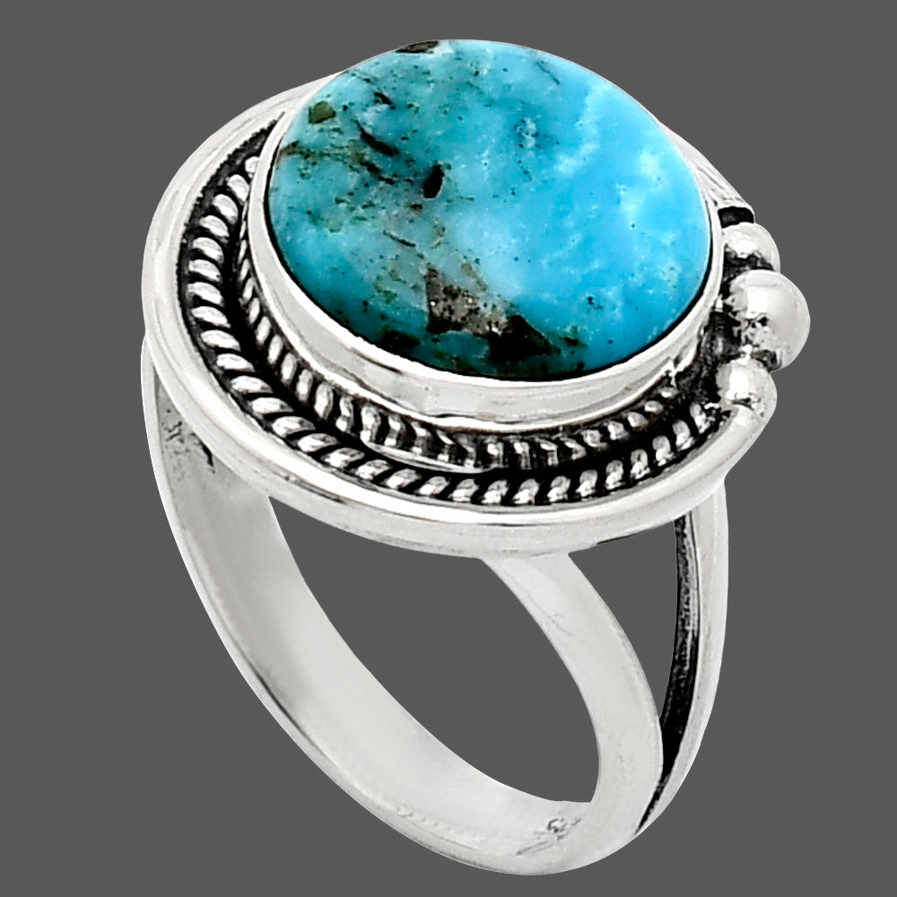 Premium Quality Turquoise Morenci Mine Ring size-7 R-1148 27-ER11027